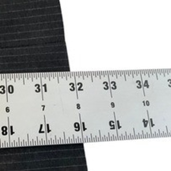 Jos A Bank Men's 42L Suit Coat Slim‎ Fit Black Pinstripe Wool Blend Business - Picture 6 of 10